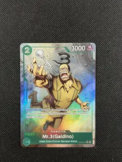 Bandai One Piece Mr.3 (Galdino) ST30-014 Special Full Art Foil EN - Image 1