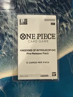 Kingdoms of Intrigue OP-04 Pre-Release Pack - One Piece Card Game - (SEALED) - Image 1