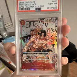 One Piece Portgas.D.Ace Manga OP02-013 PSA 10 English - Image 3