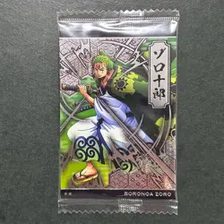 S7566 Roronoa Zoro 7-02 R Japanese One Piece Wafer Card Sealed YJ19 - Image 1