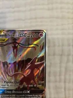 Espeon & Deoxys GX SM240 Tag Team Black Star Promo NM Pokemon TCG - Image 3