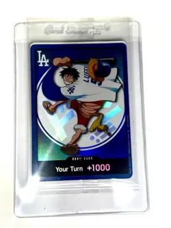 2026 ONE PIECE LOS ANGELES DODGERS MONKEY D LUFFY DON CARD PROMO 7/2/26 - Image 1