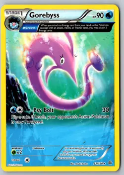 Pokemon: Gorebyss (Alpha) Rare XY - Primal Clash 52/160 LP/MP - Image 1