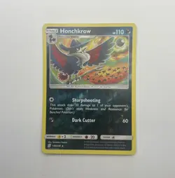 Honchkrow 130/236 Rare Unified Minds Pokemon Reverse Holo Near Mint - Image 1