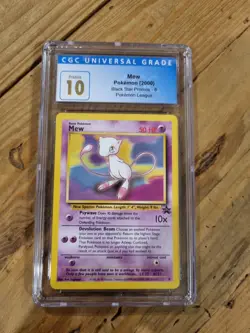 2000 Mew Black Star Promo - Pokemon League #8 [CGC pristine 10] - Image 1