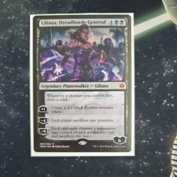 MTG Liliana, Dreadhorde General - 97 - NM - Promo Pack Stamp-Magic the Gathering - Image 1