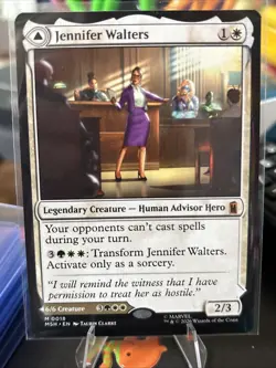 Jennifer Walters 18 Mythic Marvel Super Heroes Magic: The Gathering NM - Image 1