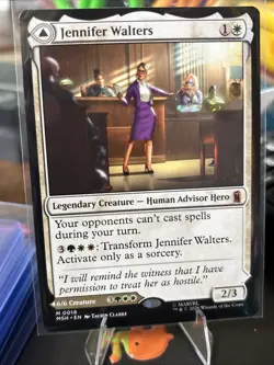 Jennifer Walters 18 Mythic Marvel Super Heroes Magic: The Gathering NM - Image 2