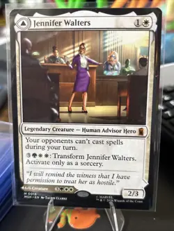 Jennifer Walters 18 Mythic Marvel Super Heroes Magic: The Gathering NM - Image 3