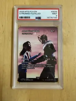 2025 MTG Final Fantasy EN A Promise Fulfilled PSA 9 - Image 1