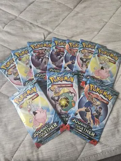 10x Pokemon Journey Together Scarlet and Violet Booster Packs - Image 1