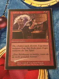 Final Fortune Foil 7th Edition Foreign Mtg - Image 1
