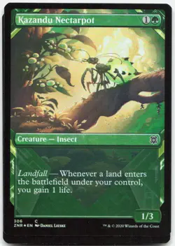 Kazandu Nectarpot (Showcase) 306 Zendikar Rising Magic: The Gathering Foil NM - Image 1