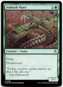 Ambush Viper 186 Common Innistrad Remastered Magic: The Gathering Foil Near Mint - Image 1