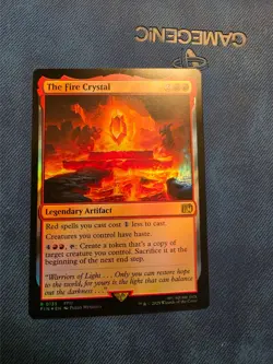 The Fire Crystal Final Fantasy Foil - Image 1