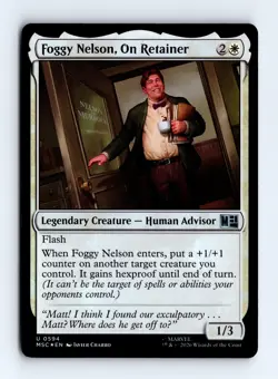 Foggy Nelson, On Retainer (Foil) 0594 (U) MTG Commander: Marvel Super Heroes MSC - Image 1