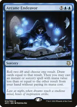 MTG Arcane Endeavor ** Forgotten Realms Commander ** English (NM) - Image 1
