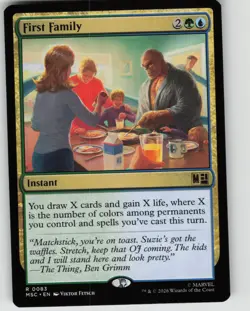 First Family Commander: Marvel Super Heroes 83 NM R - Image 1