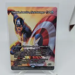 Captain America, First Avenger (Borderless) EN [MAR - 88] - NM TCG MTG - Image 1