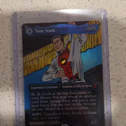 Wizards of the Coast MTG Marvel Tony Stark Foil Transform Artifact 0392 - Image 2