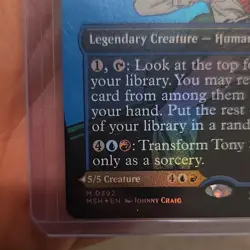 Wizards of the Coast MTG Marvel Tony Stark Foil Transform Artifact 0392 - Image 3