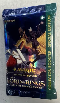 MTG MAGIC THE GATHERING LORD OF THE RINGS SE COLLECTOR PACK SPECIAL EDITION NEW! - Image 1