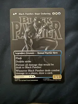 King T’Challa (Borderless) NM Foil (0373) Rare MTG - Image 1
