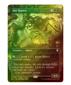Ant Queen - Foil - Borderless Commander: Bloomburrow - Image 1