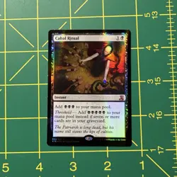 Cabal Ritual From the Vault: Lore Foil Lightly Played Condition - Image 1