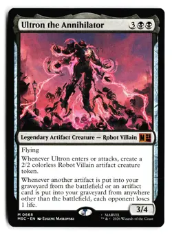 Ultron the Annihilator 668 Commander: Marvel Super Heroes Magic: The Gathering - Image 1