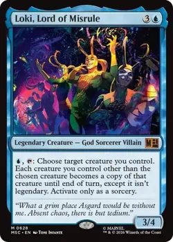 Loki, Lord of Misrule Commander: Marvel Super Heroes NM MTG Non-Foil - Image 1