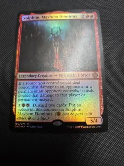 Solphim, Mayhem Dominus FOIL Phyrexia: All Will Be One NM CARD - Image 1