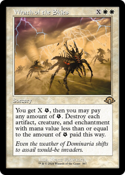 MTG - Wrath of the Skies (Retro) [Modern Horizons 3] Foil - Image 1