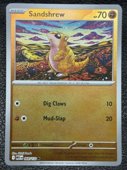 Sandshrew 068/132 Reverse Holo - Pokemon TCG: Mega Evolution - Shinji Kanda Art! - Image 1
