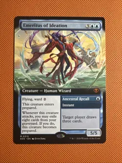 Emeritus of Ideation Extended Art M 315 - MTG Secrets of Strixhaven - Image 1