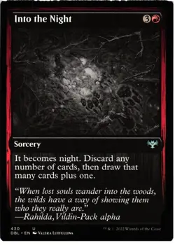Into the Night 430 UC Innistrad: Double Feature NM MTG - Image 1