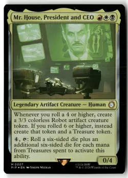 Mr. House, President and CEO 7 Mythic Magic: The Gathering Foil Near Mint - Image 1