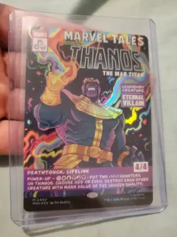 Thanos The Mad Titan Comic Book Foil M0400 NM MAGIC THE GATHERING MARVEL - Image 5