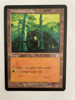 MTG Magic the Gathering Wirewood Lodge Card Onslaught Edition NM - Image 1