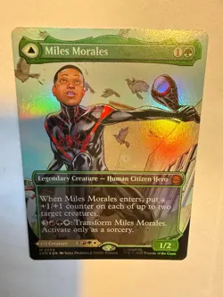 Spider-Man MTG Miles Morales Borderless FOIL #234 Mythic Never Played - Image 2