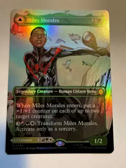 Spider-Man MTG Miles Morales Borderless FOIL #234 Mythic Never Played - Image 4