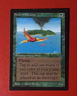 1993 Magic The Gathering Collectors' Edition Birds of Paradise NM+ - Image 1