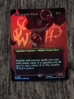 The Scarlet Witch (Borderless) Marvel Super Heroes Foil - Image 1