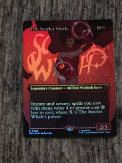 The Scarlet Witch (Borderless) Marvel Super Heroes Foil - Image 2