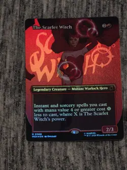The Scarlet Witch (Borderless) Marvel Super Heroes Foil - Image 3