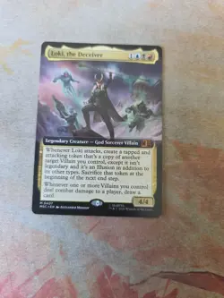 Loki, The Deceiver Extended Art Marvel's Super Heroes MTG NM - Image 1