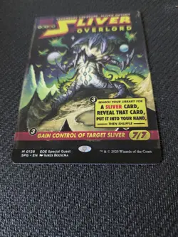 ~ Sliver Overlord (Showcase) ~ NM ~ Special Guests ~ MTG ~ - Image 2