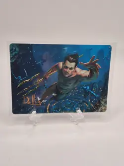 Namor the Sub-Mariner Art Card (Gold-Stamped Signature) - Art Series - Image 1
