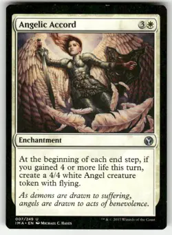 Angelic Accord 7 UC Iconic Masters NM Magic: The Gathering - Image 1