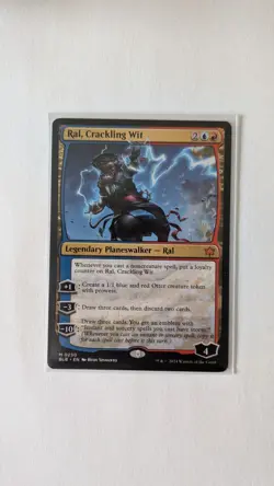 Ral, Crackling Wit Bloomburrow Mythic Mint Condition MTG (from WPN Promo Pack) - Image 1